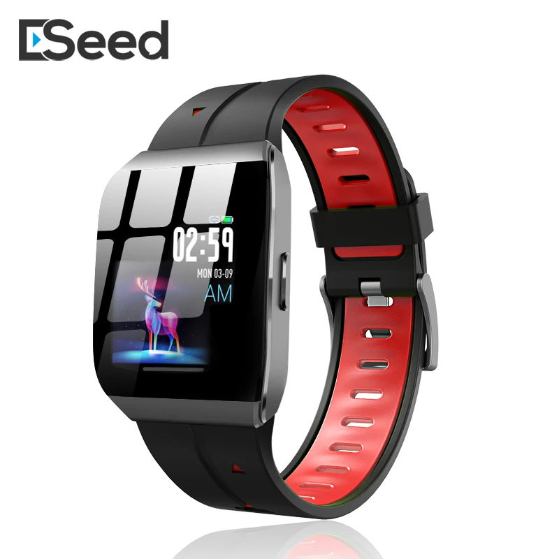 

Eseed X1 Smart watch men IP68 Waterproof 30 Days Long Standby 1.3 Inch Alloy case Heart Rate Monitor remote control Smartwatch