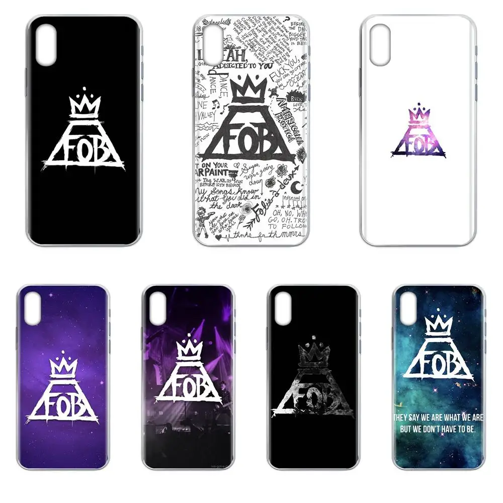 Hardcore Band Fall Out Boy Fob Logo Soft TPU Wholesale For Galaxy J1 J2 J3 J330 J4 J5 J6 J7 J730 J8 2015 2016 2017 2018 mini Pro | Мобильные
