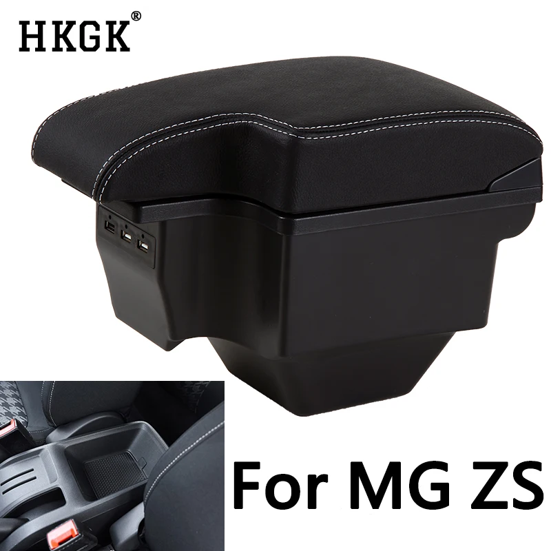 Подлокотник для MG ZS 2016 2019 поворотный ящик подлокотников хранилище в центральной