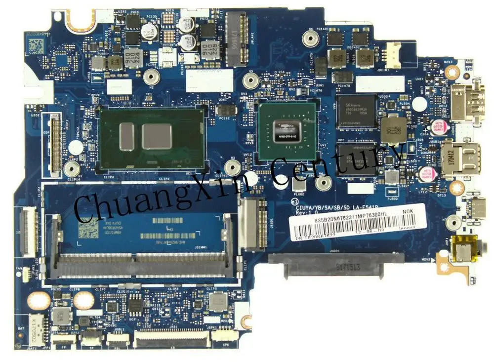 Для Yoga 520-14IKB материнская плата LA-E541P Intel i7-7500U NVIDIA GeForce 940M X 2GB Материнская плата ноутбука полностью протестирована