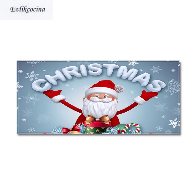 Милый Рождественский Нескользящий Впитывающий Коврик для ванны, коврик для гостиной, спальни, ковровое покрытие для пола, Infantil