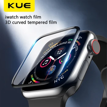 

3D Full Cover Tempered Glass for Apple Watch Series 3 2 1 38MM 42MM Screen Protector for iWatch 4 5 40MM 44MM Full Gule Glass