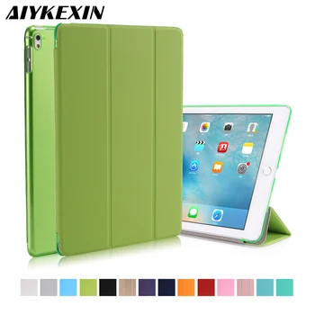 

AIYKEXIN Case For iPad Pro 9.7(2016) Ultra Slim Magnet Sleep wake up Smart Cover Shell For iPad A1673 A1674 A1675 Trifold Stand