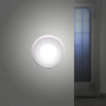

3 LED Night Lights with Motion Sensor Dual Induction IR Sensor Closet Cabinet Light AAA Battery Operated Auto on/Off Night Lamp