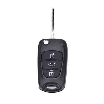 

New Remote Folding Key Shell Case 3 Buttons Fob for Hyundai I20 I30 IX35 I35