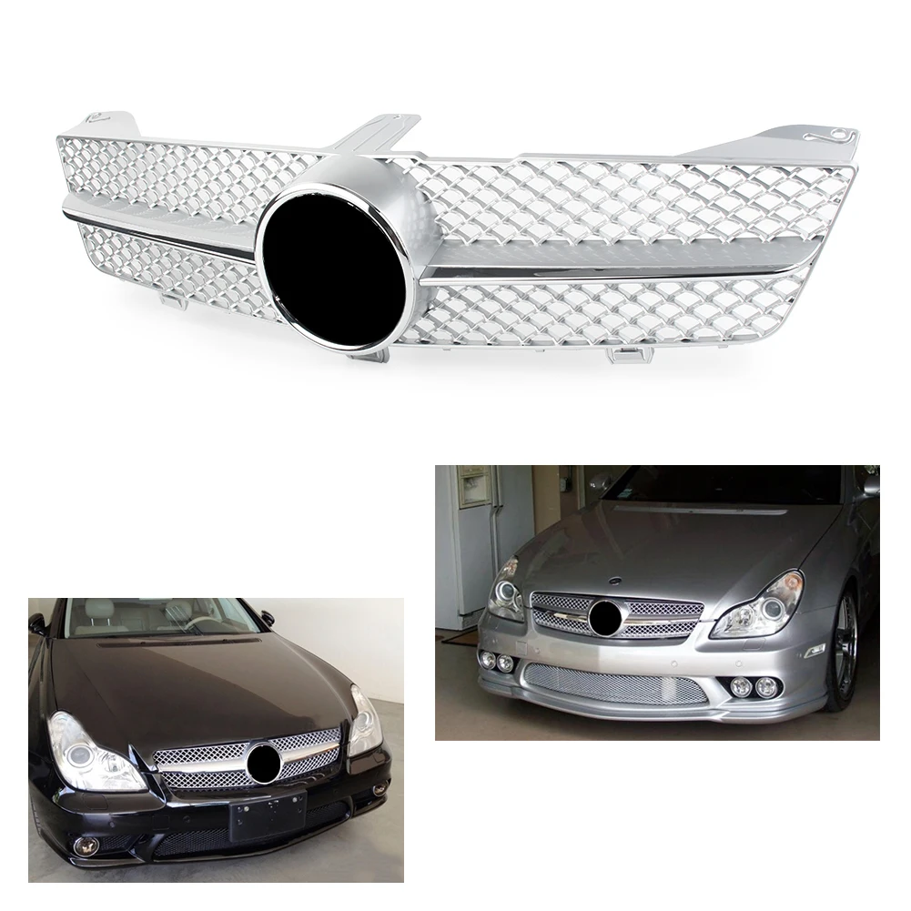 Передняя решетка радиатора автомобиля капота для Mercedes Benz 2008 2009 2010 CLS Class W219 CLS350 CLS500