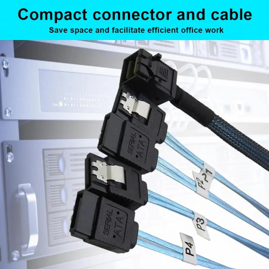 Интерфейсы Mini SAS HD 36P внешний разъем SATA 7Pinx4 кабель для жесткого диска литьевого