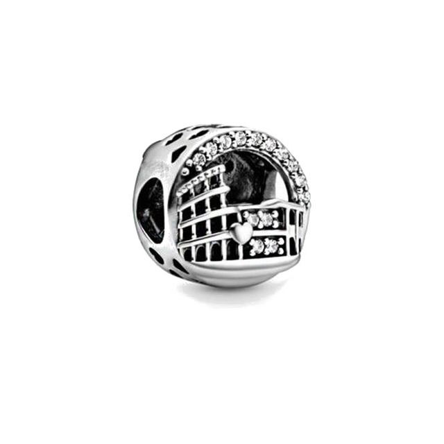 white flower castle car diy Beads fit Original  Charms Silver 925 Bracelet DIY Women Jewelry accessories