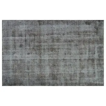 

Handmade Gray Vintage Overdyed Turkish Area Rug 155x240 Cm-5'1''X7'10''