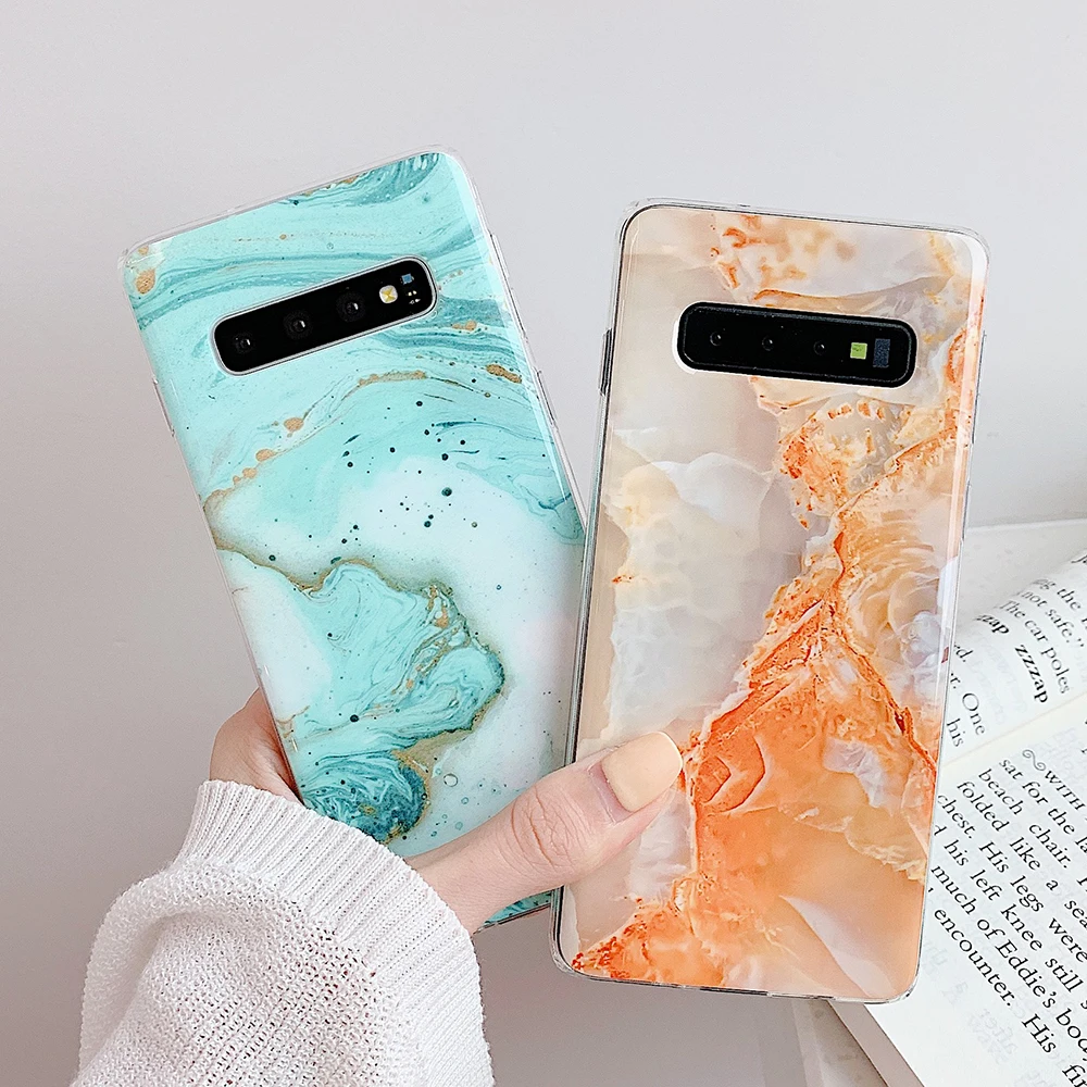 Чехол LOVECOM для телефона Samsung Galaxy S20FE S20 S21 S10 Plus A51 A50 A70 Note 10 Pro винтажный мраморный