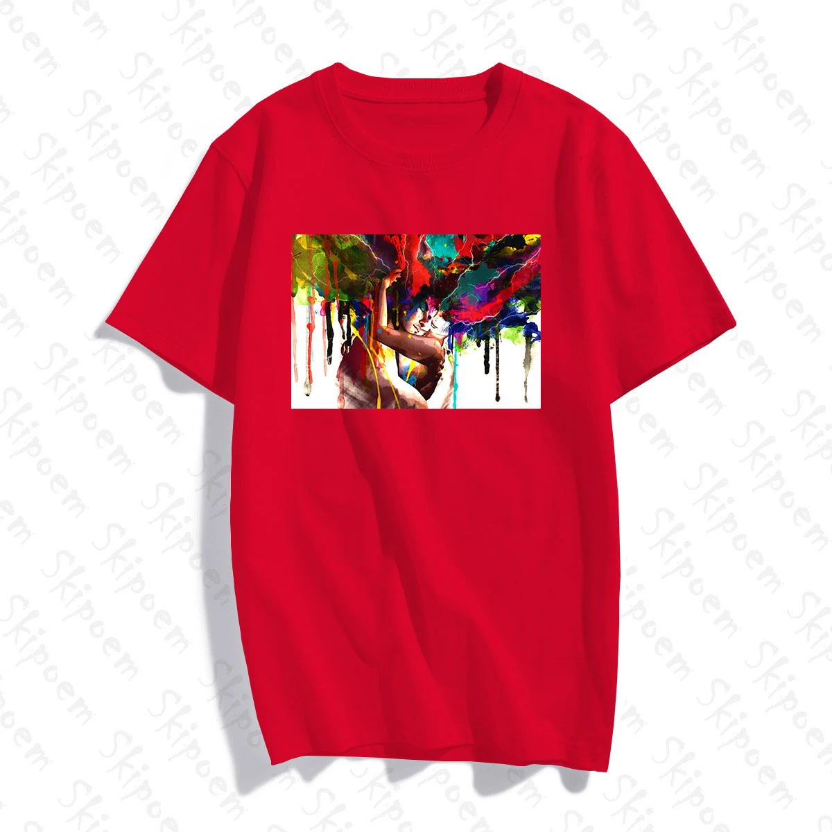 Футболка женская хлопковая с коротким рукавом и принтом 8 цветов|Футболки| |