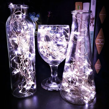 

Sliver Wire LED String Lights Flexible White/Warm White/Multi Color Battery/USB Operated Christmas Tree Outdoor Lighting Garland