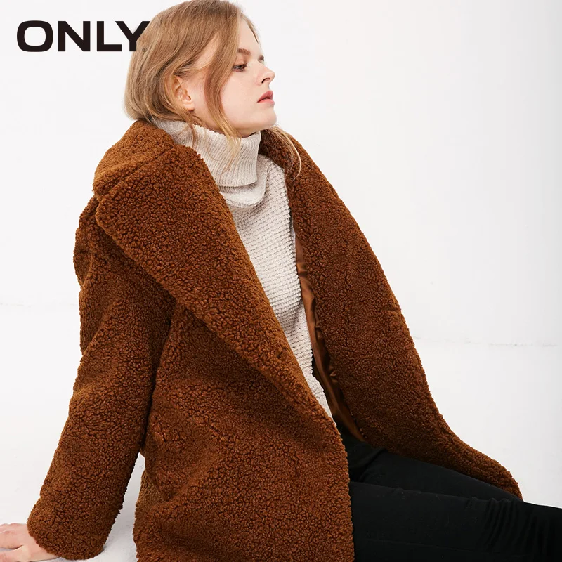 Very best ONLY Autumn winter jacket women Faux Fur Coat Casual teddy Bear Overcoat 118322512