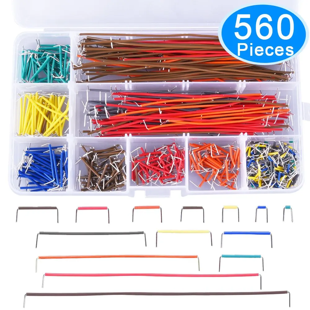

560pcs U Shape Solderless Breadboard Jumper Cable Wire Kit For Arduino M-M 14 Lengths PCB Breadboard Lines Circuit Board D30