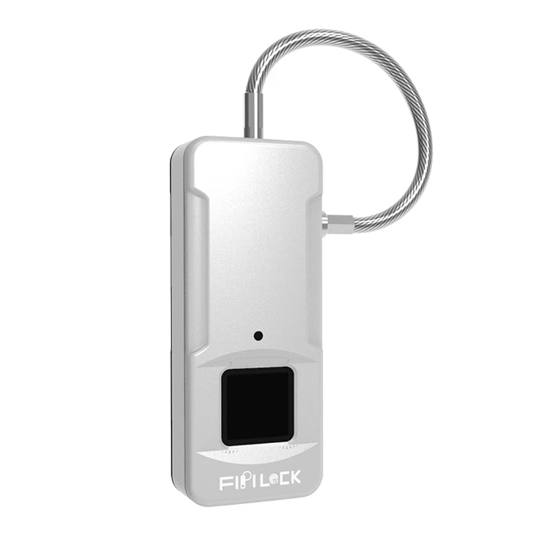 

FipiLock Smart Fingerprint Lock Keyless USB Rechargeable Door Luggage Case Bag Lock Anti-Theft Security Fingerprint Padlock