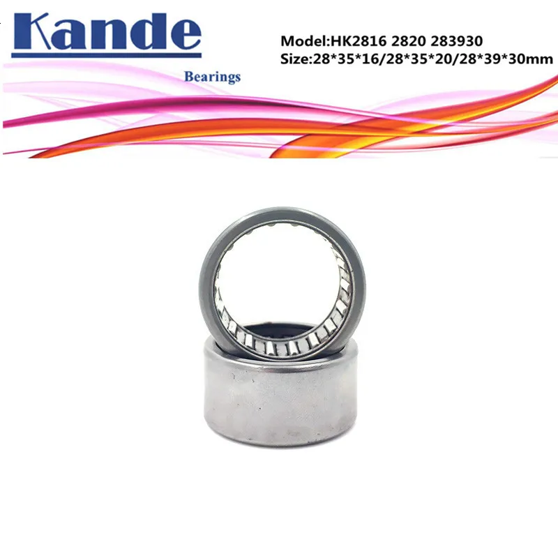 HK2816 HK2820 HK283930Needle подшипники игольчатый роликоподшипник плавающего 28x35x16 28x35x20 28x39x30