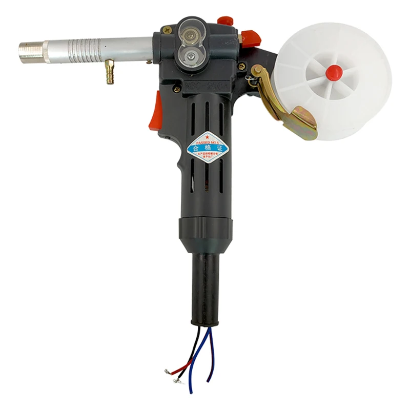 

NBC-200A Сварка металлическим электродом в инертном газе пистолет наконечник горелки пуш-ап Фидер сварочный фонарь без кабеля