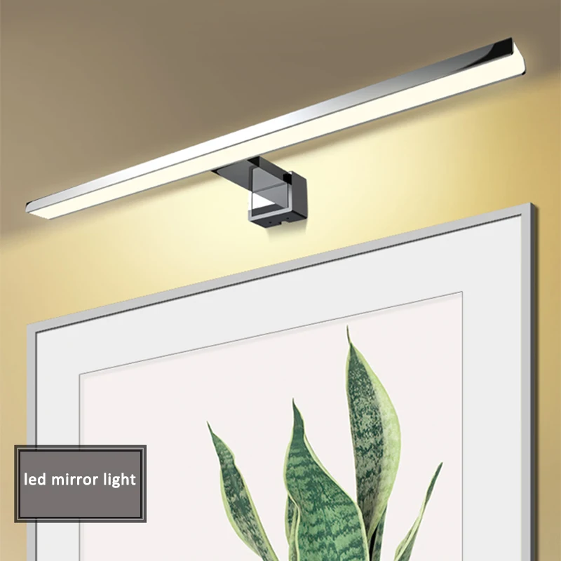 Monden светодиодная зеркальная лампа 6 Вт 220 В светодиодная зеркальная лампа Водонепроницаемая 4000 к хромированная поверхность для ванной комнаты светодиодные лампы для фотографий