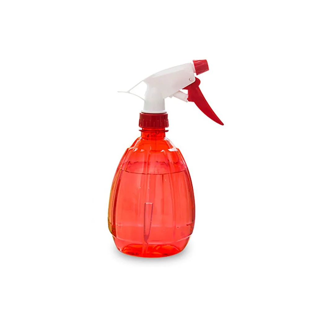 

500ML Spray Bottle Plastic Empty Water Spray Bottle Round Shaped Empty Bottle Atomizer (Red)