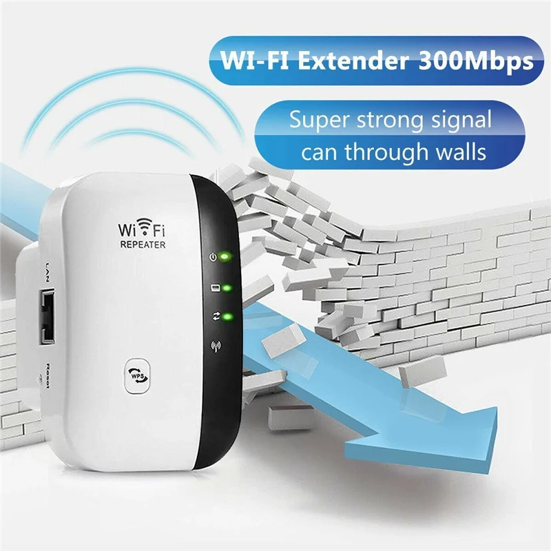 

Wifi Repeater Signal Amplification Repeater Wireless Router Range Extender 300Mbps Amplifier WiFi Boosters EU US UK Plug