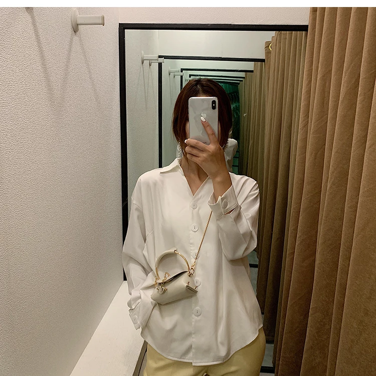 Mini Heart Chain Women's Handbags Purse Pu Ladies Round Top-handle Hand Bags Small Woman Shoulder Evening Clutch Totes Bags 2019 (18)