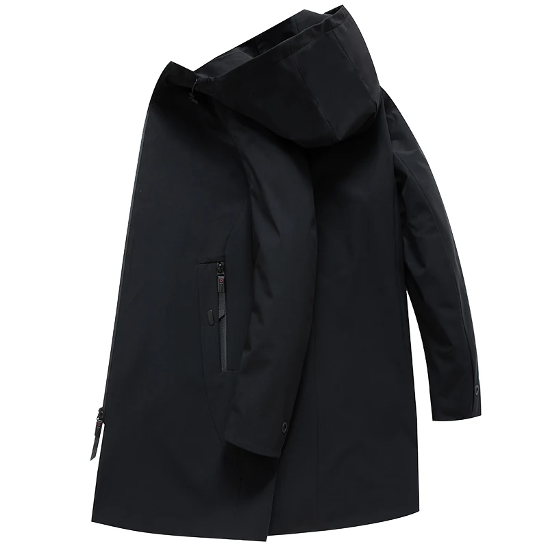 Мужская куртка, повседневные мужские куртки и пальто, уличная ветровка, осенняя мужская куртка, однотонная мужская куртка с капюшоном, мужские пальто