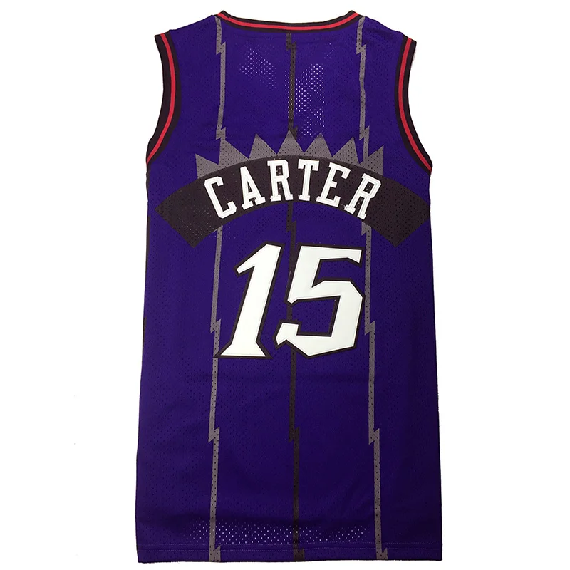 2 Kawhi Leonard JERSEY 1 Трейси Макгрейди 7 Кайл Лоури 15 Vince Carter майки - Цвет: Retro