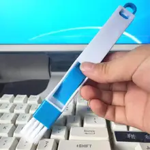 1 шт. новая компьютерная щётка для чистки клавиатуры, Многофункциональный школьный офисный стол, набор 2 в 1, канцелярский инструмент