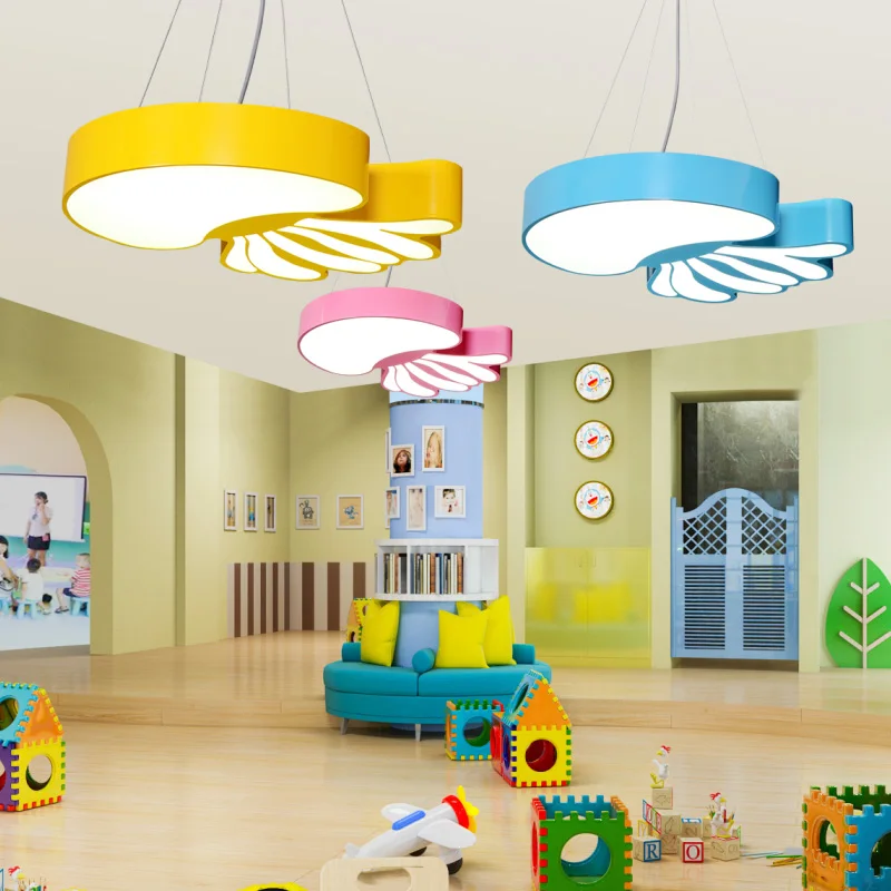 

Kindergarten lighting creative chandelier early classroom cartoon jellyfish modeling playground swimming pool children's lamp