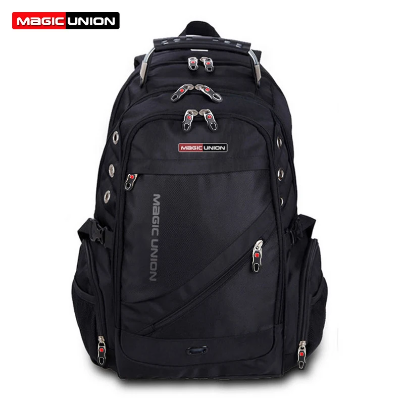  MAGIC UNION Brand Design Men's Travel Bag Man Swiss Backpack Polyester Bags Waterproof Anti Theft B - 32700121078