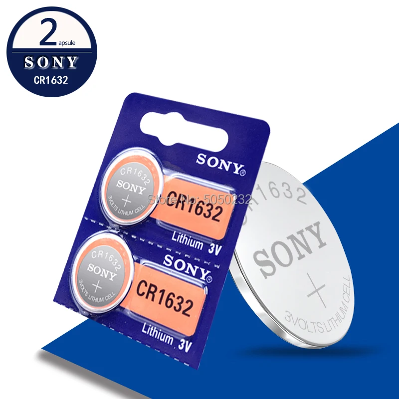 CR1620 2 шт. для SONY 1620 ECR1620 DL1620 3V Кнопочная батарея монетные батареи автомобильный