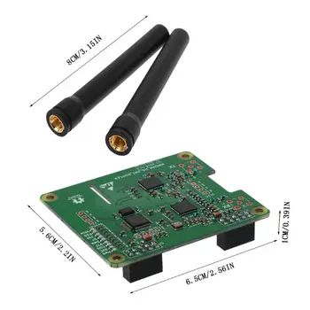 

2018 V1.6 MMDVM Hotspot Pi-Star Support P25 DMR YSF For Raspberry pi + Antenna D08B