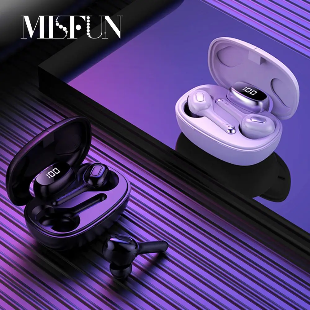Comprar MISFUN TWS 5,0 auriculares inalámbricos con micrófono 6D auriculares estéreo IPX7 auriculares impermeables Bluetooth Hifi auriculares deportivos con Bluetooth