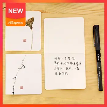 

Blessing Card Chinese Classical Greeting Card Ink Paintings Cards Greeting Invitations Envelope Wedding With Message Card P5J9