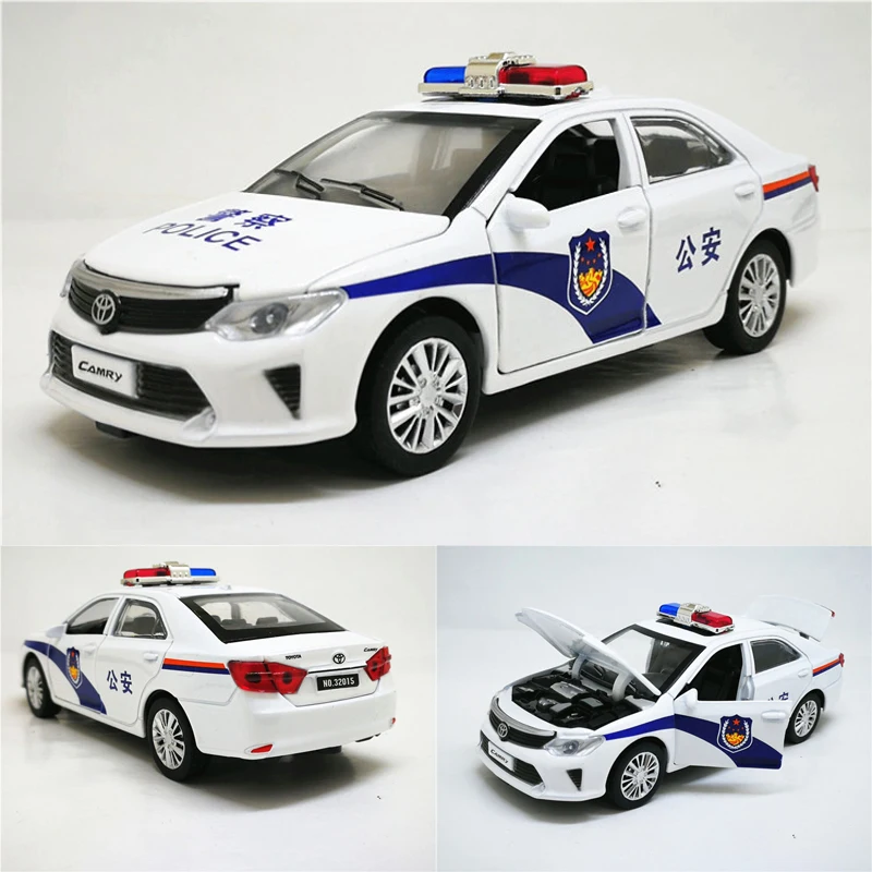 Литая модель автомобиля из сплава 1:32 Toyota Camry полицейское такси металлические