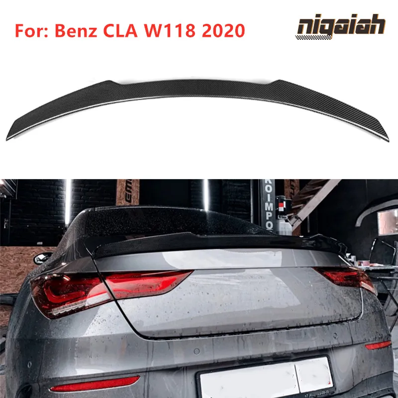 Spoiler Posteriore Per Benz Classe Cla W118 2020 Ala Spoiler Baule Posteriore In Fibra Di Carbonio Per Mercedes C118 W118 Coperchio Ala Baule Posterio