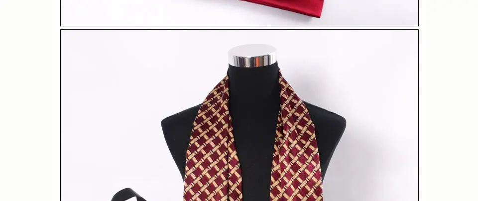 [BYSIFA] Black Red Long Scarves For Men Fashion Accessories Male Pure Silk Scarf Cravat Winter Flowers Pattern Scarf 160*26cm head wraps for men