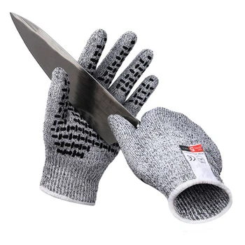 

Cut Resistant Gloves Level 5 Protection Food Grade Safe Hand Armour Kitchen Working Gloves