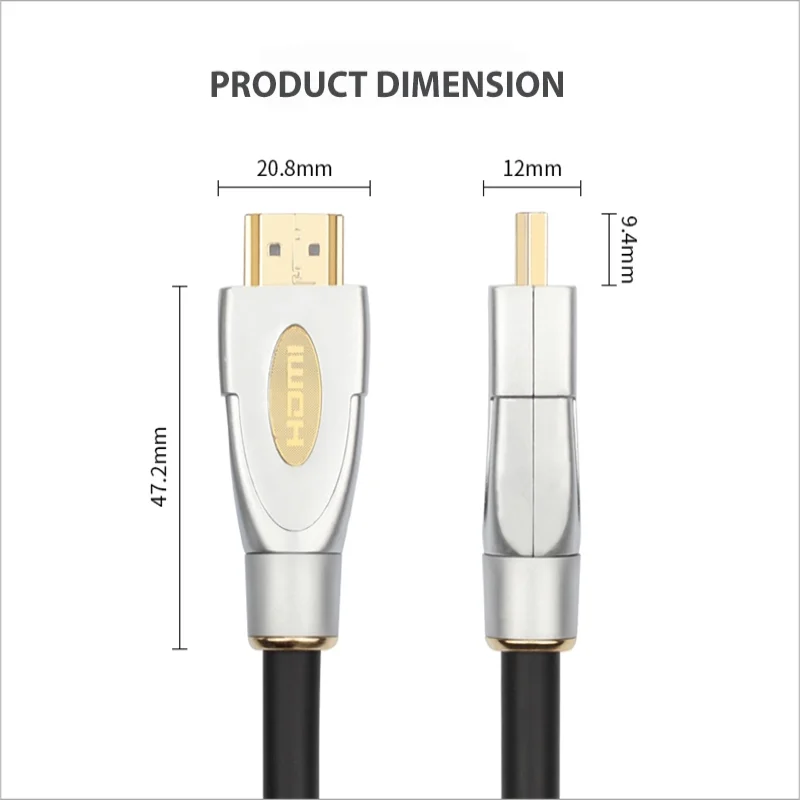 Китай 25 30 40 50 60 метров HDMI инженерный кабель