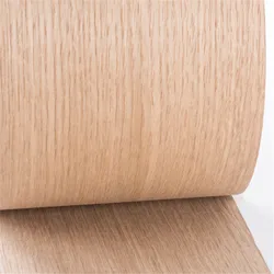 Natural Wood Veneer White Oak for Furniture about 15cm x 250cm 0.4mm thick Straight Grain Q/C
