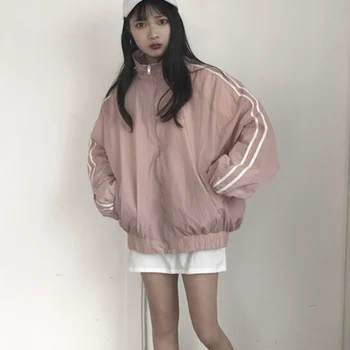 

Women Coat 2019 New Zipper Parka Short Cotton-Padded Jacket Warm Winter Elegant Temperament Charming And Generous Affordable