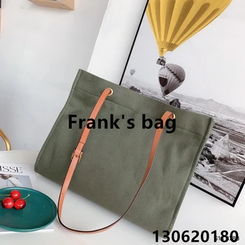 

New Luxury Women Alphabet Shopping Bag Beach Bag Large Capacity Bag Female Shoulder Canvas Bag Portable Tote Bag High Quality