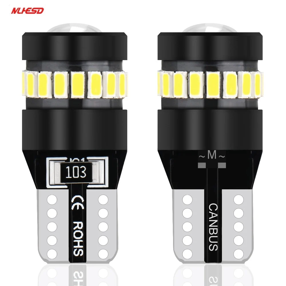 10 шт. автомобисветильник светодиодные лампы T10 LED W5W 3014 18SMD CANBUS|Сигнальная лампа| |