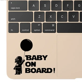 

Star Wars Baby On Board Trackpad Laptop Sticker for Macbook Pro 16" Air Retina 11 12 13 15 inch Mac Book Skin 14" Notebook Decal