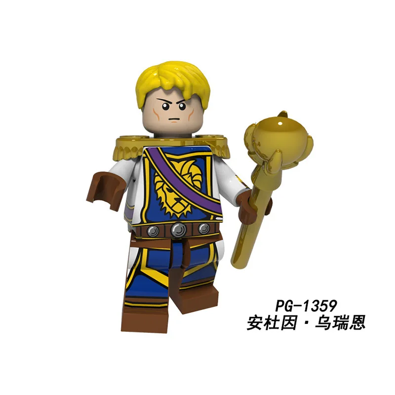 Строительные блоки Anduin Wrynn Vanessa Van Cleef Angela Lexar Medivh Sylvanas Illidan игрушки для детей PG8165