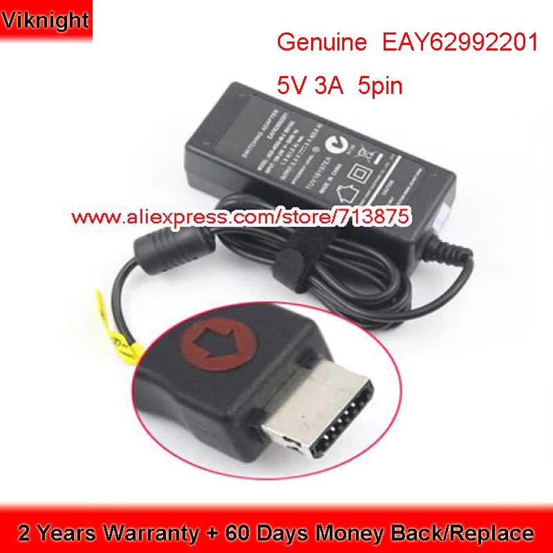Оригинальный адаптер переменного тока EAY62992201 ADS 40SG 06 2 0515G 5V 3A для планшета LG H160 Tab