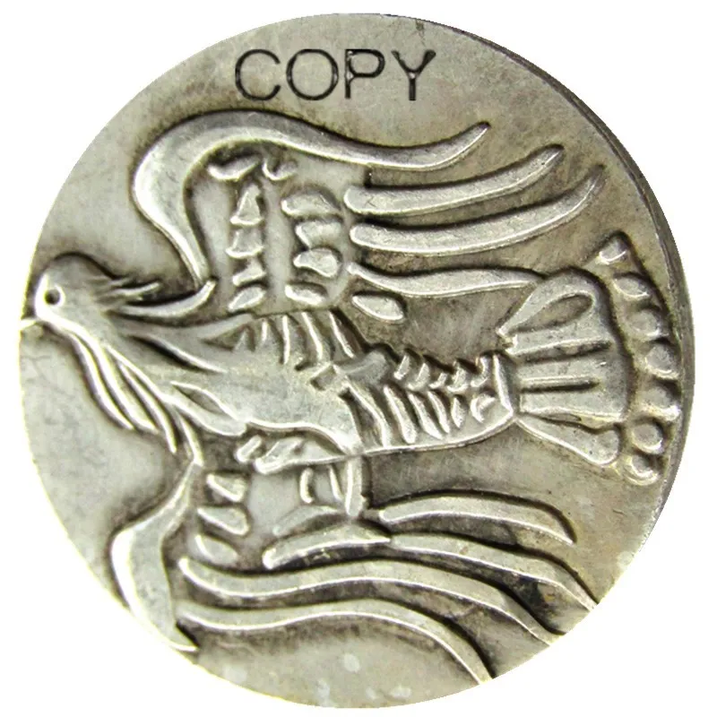 G(41) LYTTOS Крите Редкие 320BC Серебряный статер древнегреческих с серебряным покрытием Монета КОПИЯ