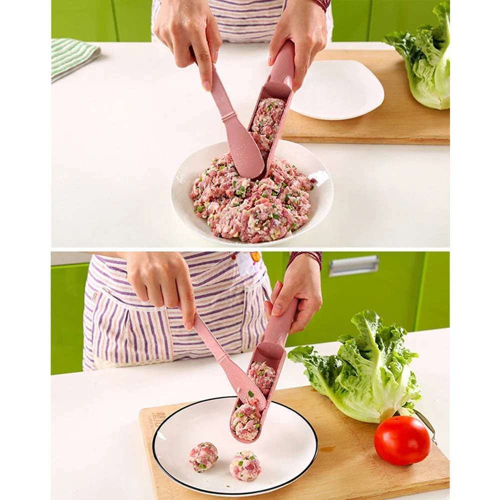 1 комплект пшеничной соломы Meatball чайник рыбы говядины мяса шариковая Фрикаделька пресс-формы пищевой кухонные аксессуары