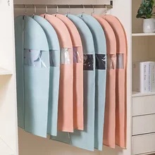 Clothing Dust Covers Garment Suit Dress Jacket Dustproof Cover Coat Organizer Bags Clothes Protector Wardrobe Hanging Dust Cover