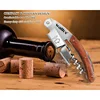 WALFOS High Quality  Wood Handle Professional Wine Opener Multifunction Portable Screw Corkscrew Wine Bottle Opener Sea horse ► Photo 2/6